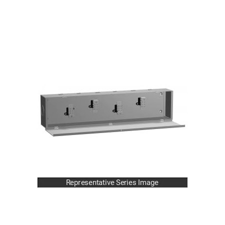 Splitter Trough, 400A, 60 X 10 X 6, Steel/Gray